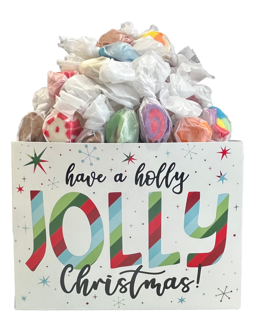 Jolly Christmas Taffy Gift Basket