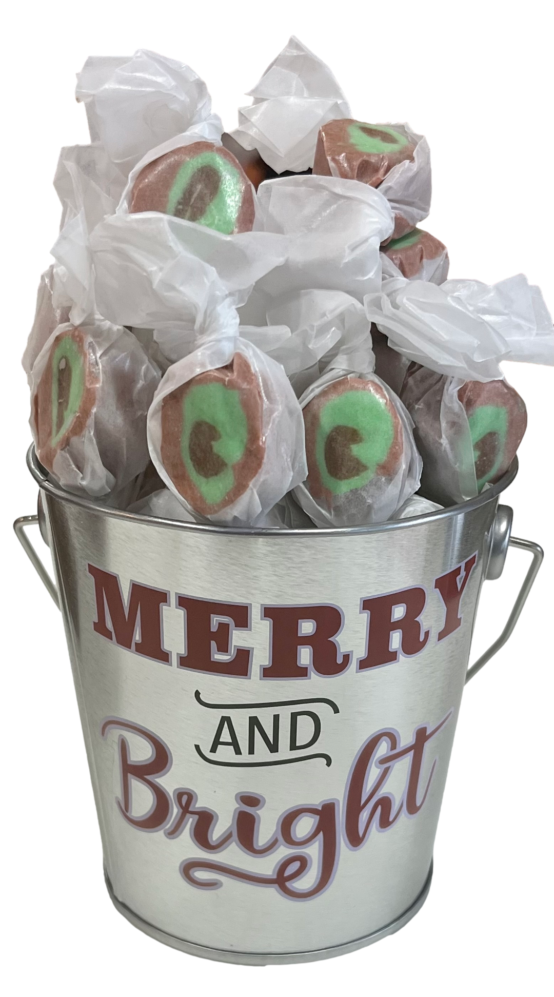 Christmas Flavors Taffy Gift Pail