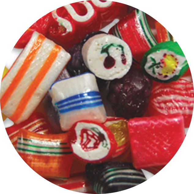 50% Filled & 50% Hard Christmas Candy