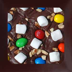 Homemade Chocolate Rocky Road Fudge