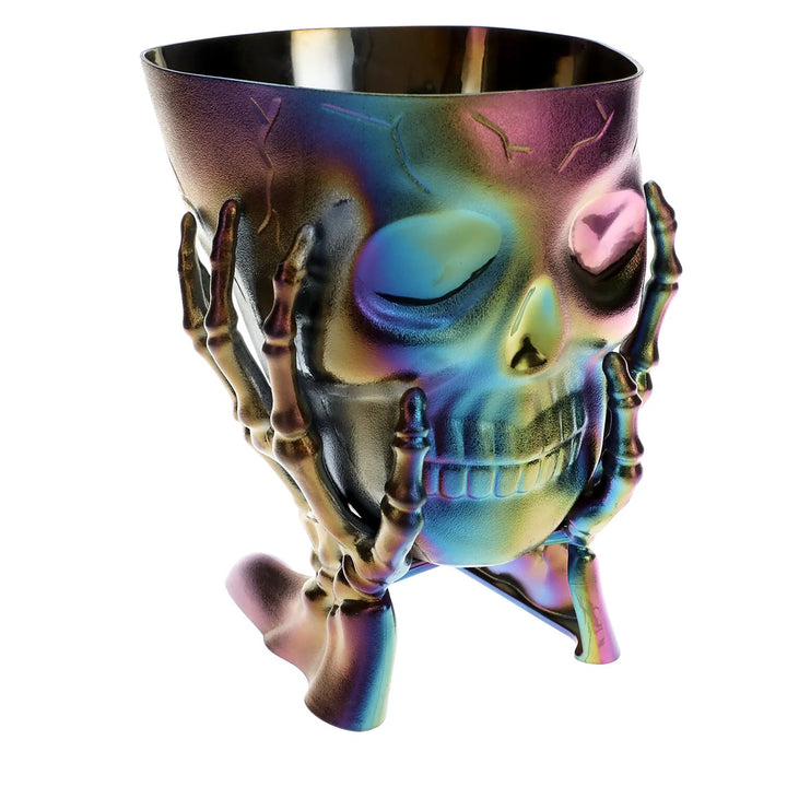 Metallic Skull Taffy Gift Basket