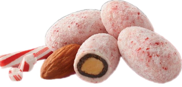 Peppermint Chocolate Almonds