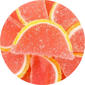 Pink Grapefruit Fruit Slices