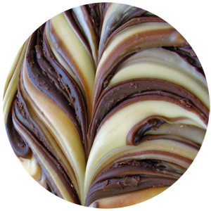 Homemade Vanilla Chocolate Swirl Fudge